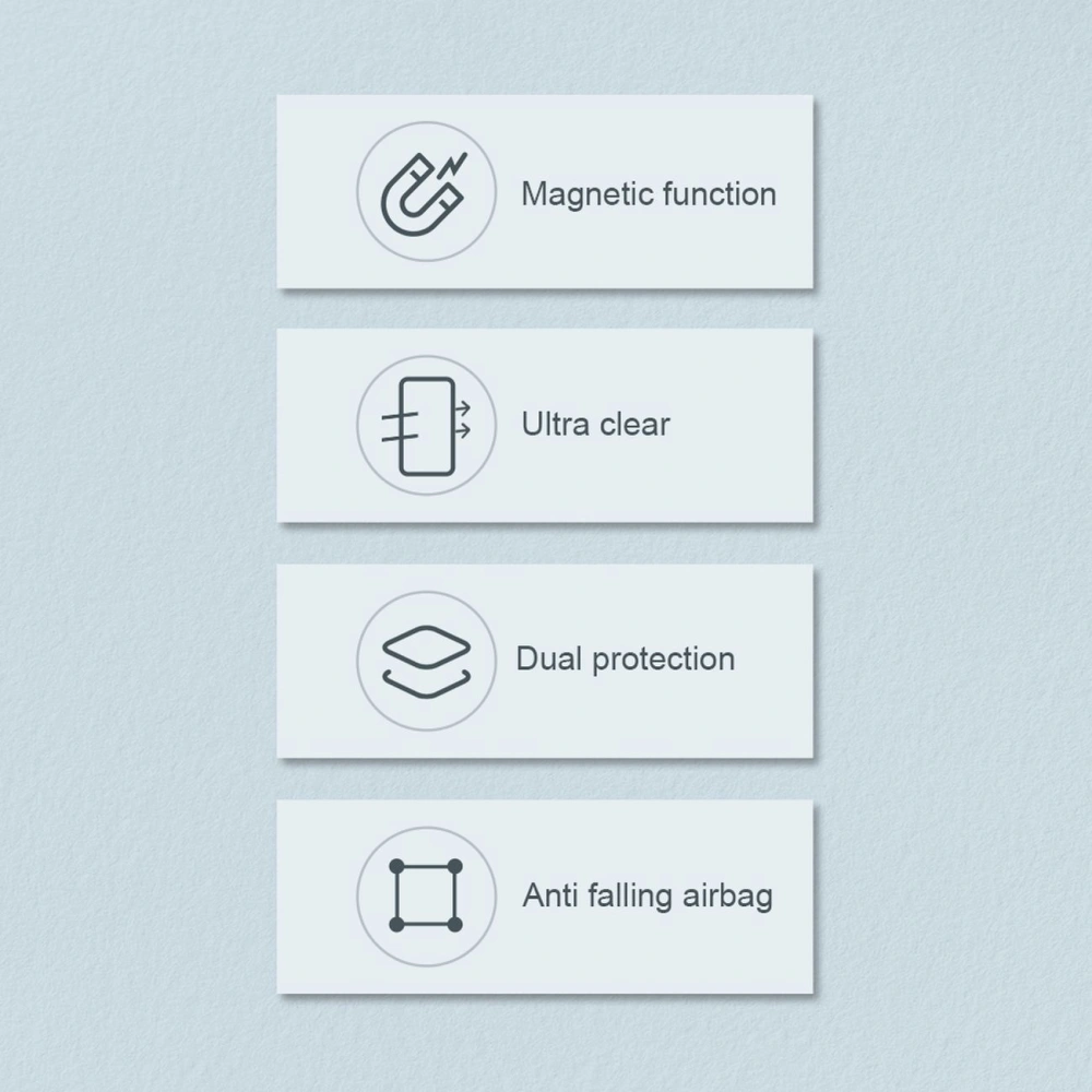 Etui Nillkin Nature Pro Magnetic Apple iPhone 15 Plus / 14 Plus białe