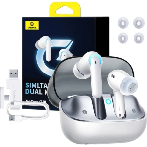 Buy Baseus AeQur G10 TWS in-ear headphones (white) - BSU4574 - {ean13} - Home Screen Store Europe