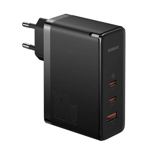 Kup Síťová nabíječka Baseus CCGANG160CE GaN5 Pro USB-A + 2xUSB-C PD 160W (černá) - BSU4575 - {ean13} - Sklep Home Screen