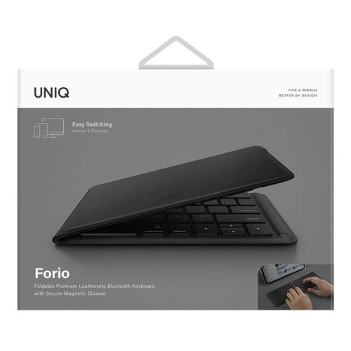 Kup Klappbare Tastatur UNIQ Forio Bluetooth schwarz/midnight black - UNIQ948 - {ean13} - Sklep Home Screen