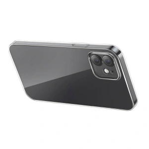 Baseus Crystal Series Clear Apple iPhone 12 (clear) + tempered glass + cleaning set