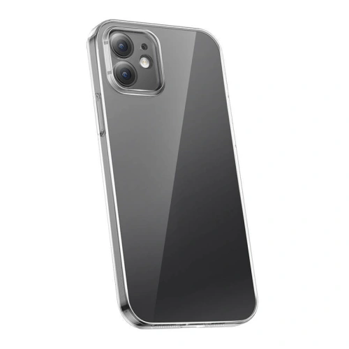 Kup Case Baseus Crystal Series Clear Apple iPhone 12 (transparent) + gehärtetes Glas + Reinigungsset - BSU4576 - {ean13} - Sklep Home Screen