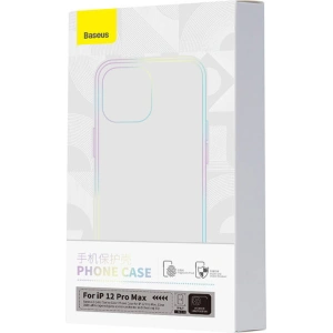 Etui Baseus Crystal Series Clear Apple iPhone 12 Pro Max (przeźroczyste) + szkło hartowane + zestaw czyszczący