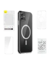 Kup Etui Baseus Magnetic Crystal Clear Apple iPhone 11 (przeźroczyste) + szkło hartowane + zestaw czyszczący - BSU4579 - {ean13} - Sklep Home Screen
