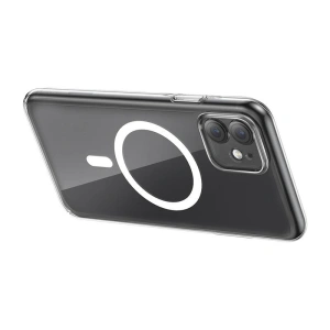Kup Etui Baseus Magnetic Crystal Clear Apple iPhone 11 (áttetsző) + edzett üveg + tisztító készlet - BSU4579 - {ean13} - Sklep Home Screen