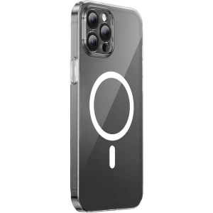 Etui Baseus Magnetic Crystal Clear Apple iPhone 12 Pro Max (przeźroczyste) + szkło hartowane + zestaw czyszczący
