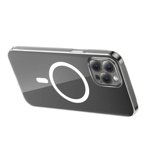 Kup Etui Baseus Magnetic Crystal Clear Apple iPhone 12 Pro Max (przeźroczyste) + szkło hartowane + zestaw czyszczący - BSU4581 - {ean13} - Sklep Home Screen