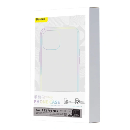 Buy Baseus Magnetic Crystal Clear Apple iPhone 12 Pro Max (clear) + tempered glass + cleaning set - BSU4581 - {ean13} - Home Screen Store Europe