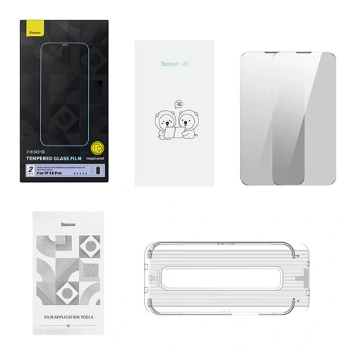 Kup Gehärtetes Glas privatisierend Baseus Crystal Series Apple iPhone 14 Pro - BSU4586 - {ean13} - Sklep Home Screen