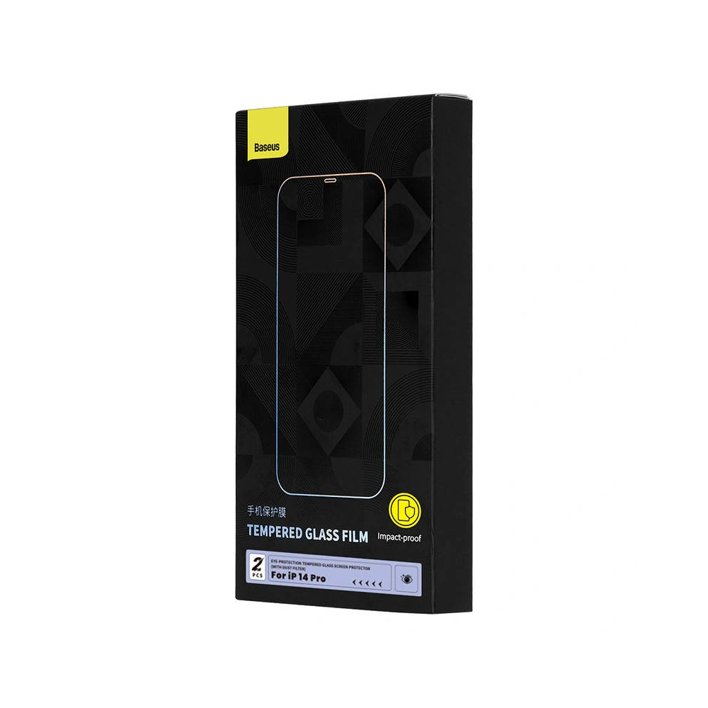 Szkło hartowane prywatyzujące Baseus Crystal Series Apple iPhone 14 Pro