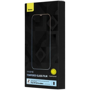 Kup Szkło hartowane prywatyzujące Baseus Crystal Series Apple iPhone 14 Pro Max (2 szt.) + zestaw czyszczący + zestaw instalacji - BSU4589 - {ean13} - Sklep Home Screen