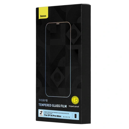 Kup Gehärtetes Glas privatisierend Baseus Crystal Series Apple iPhone 14 Pro Max (2 Stk.) + Reinigungsset + Installationsset - BSU4589 - {ean13} - Sklep Home Screen