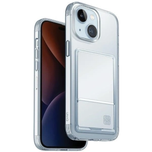 Etui UNIQ Air Fender ID Apple iPhone 15 Cardslot nude transparent
