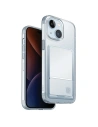 Etui UNIQ Air Fender ID Apple iPhone 15 kártyafoglalattal, áttetsző nude