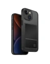 Case UNIQ Air Fender ID Apple iPhone 15 Kartenfächer grau/rauchig grau getönt