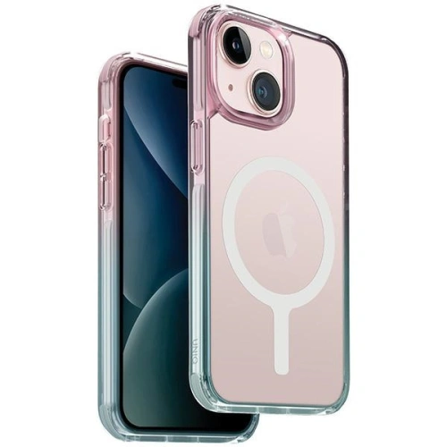 Kup Etui UNIQ Combat Duo Apple iPhone 15 MagClick Charging kék-rózsaszín/pasztell égkék-por rózsaszín - UNIQ957 - {ean13} - Sklep Home Screen