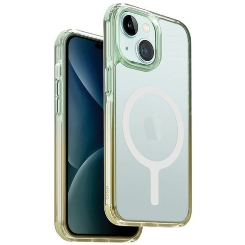 Kup Apple UNIQ Combat Duo caz iPhone 15 MagClick încărcare verde/verde marin-galben moale - UNIQ958 - {ean13} - Sklep Home Screen