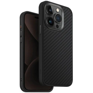 Etui UNIQ Keva Apple iPhone 15 Pro MagClick Charging czarny/carbon black