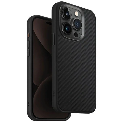 Kup Case UNIQ Keva Apple iPhone 15 Pro MagClick Charging schwarz/Kohlenstoff schwarz - UNIQ963 - {ean13} - Sklep Home Screen