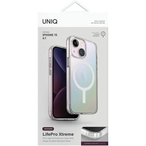 Etui UNIQ LifePro Xtreme Apple iPhone 15 MagClick Charging opal/iridescent