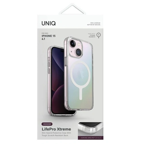 Kup Etui UNIQ LifePro Xtreme Apple iPhone 15 MagClick Charging opál/iridescentní - UNIQ965 - {ean13} - Sklep Home Screen