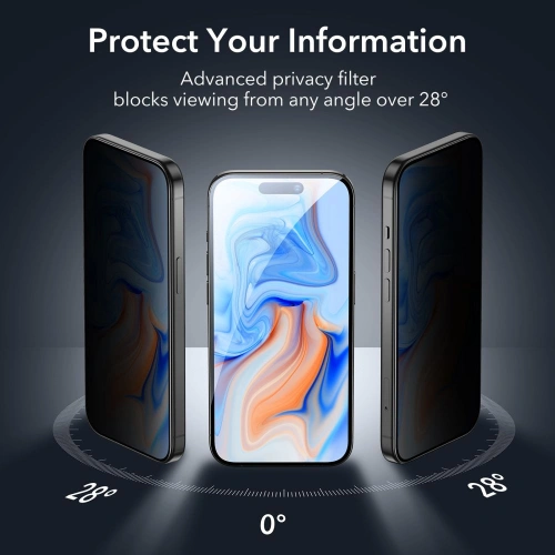 Kup Szkło hartowane ESR Tempered Glass Privacy Apple iPhone 15 - ESR723 - {ean13} - Sklep Home Screen