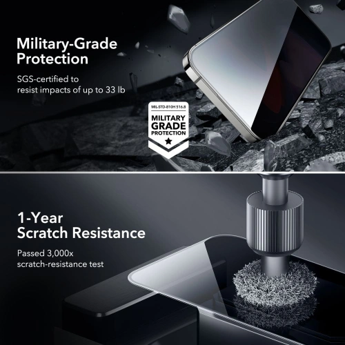Kup Gehärtetes Glas ESR Privacy-Glas Apple iPhone 15 Pro Max - ESR726 - {ean13} - Sklep Home Screen
