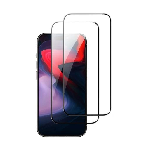 Kup ESR Apple Sticlă temperată iPhone 15 Pro Max negru [2 PACK] - ESR732 - {ean13} - Sklep Home Screen