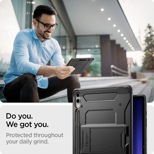 Kup Case Spigen Tough Armor Pro Samsung Galaxy Tab S9+ Plus / S10+ Plus 12.4 Schwarz - SPN2936 - {ean13} - Sklep Home Screen