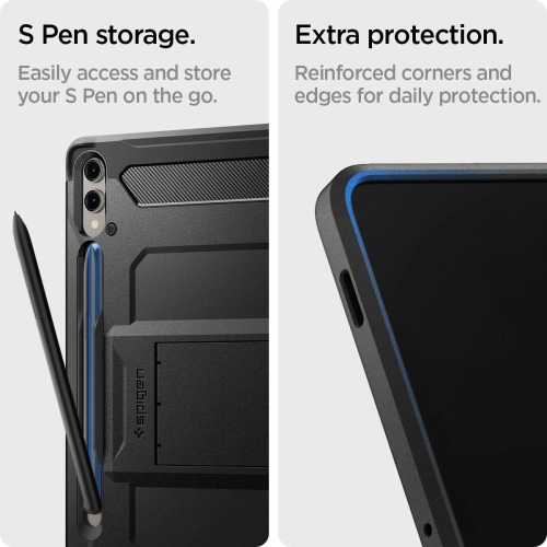 Kup Etui Spigen Tough Armor Pro Samsung Galaxy Tab S9+ Plus / S10+ Plus 12.4 Fekete - SPN2936 - {ean13} - Sklep Home Screen