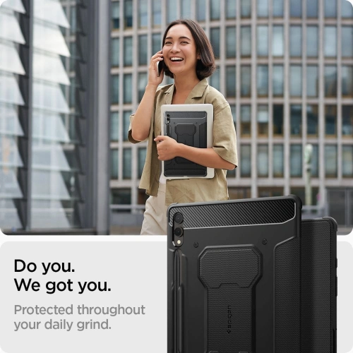 Kup Etui Spigen Rugged Armor Pro Samsung Galaxy Tab S9+ Plus / S10+ Plus 12.4 Black - SPN2940 - {ean13} - Sklep Home Screen
