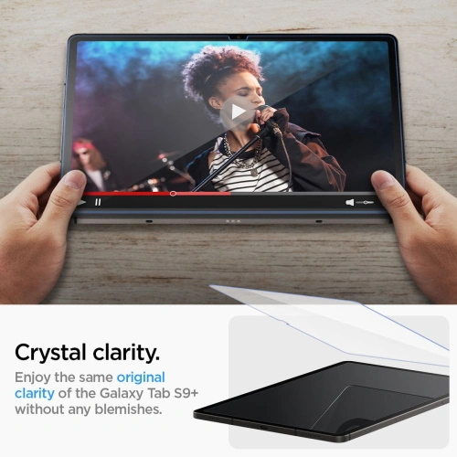 Kup Szkło hartowane Spigen GLAS.tR ez Fit Samsung Galaxy Tab S9+ Plus / S10+ Plus 12.4 Clear - SPN2943 - {ean13} - Sklep Home Screen