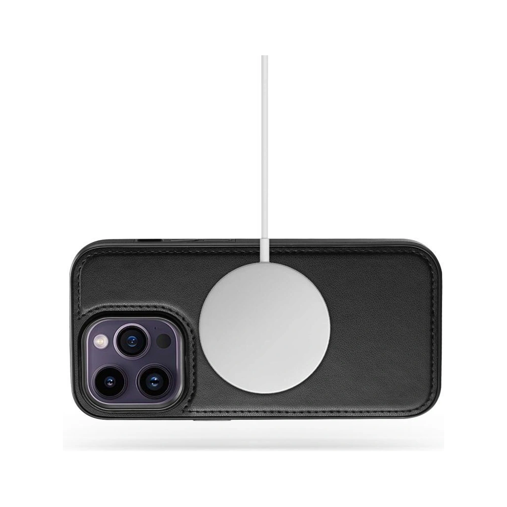 Etui Tech-Protect Wallet MagSafe Apple iPhone 15 Pro Max Black