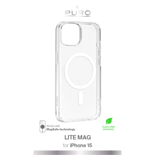Kup Apple PURO LITEMAG Geantă MagSafe iPhone 15 (transparentă) - PUR739 - {ean13} - Sklep Home Screen