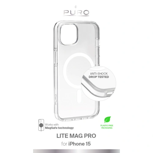 Kup Etui PURO LITEMAG PRO MagSafe Apple iPhone 15 (áttetsző) - PUR740 - {ean13} - Sklep Home Screen