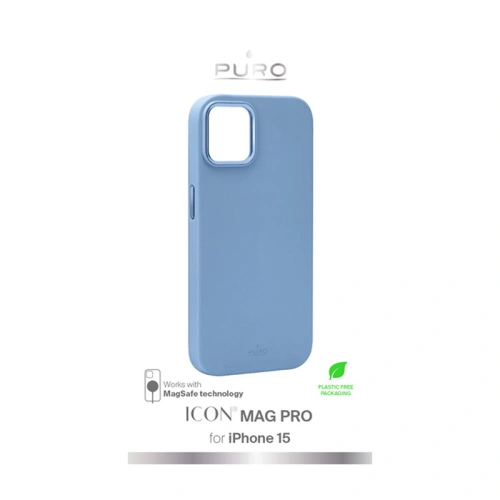 Kup Apple PURO ICON MAG PRO MagSafe Caz iPhone 15 (albastru deschis) - PUR741 - {ean13} - Sklep Home Screen