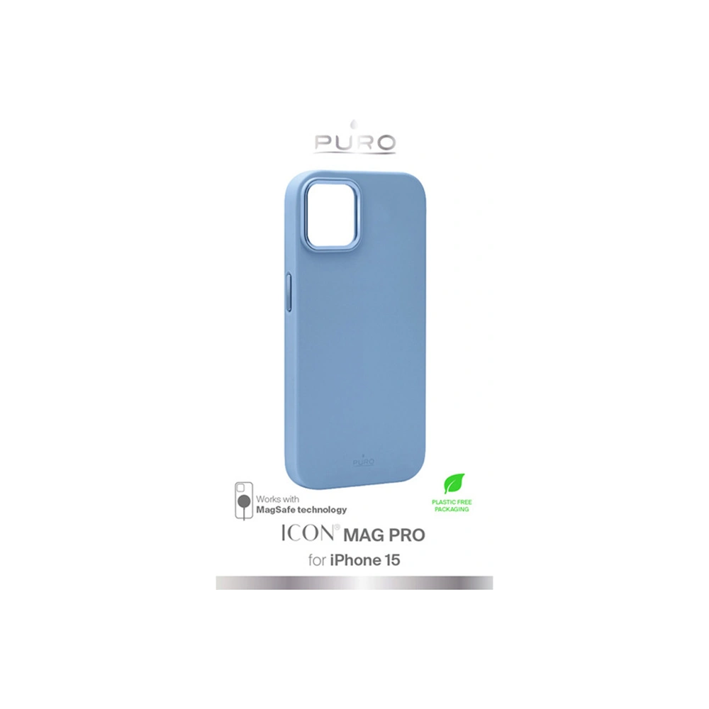 Etui PURO ICON MAG PRO MagSafe Apple iPhone 15 (Light Blue)
