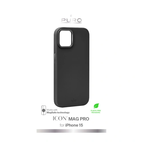 Kup Case PURO ICON MAG PRO MagSafe Apple iPhone 15 (Schwarz) - PUR742 - {ean13} - Sklep Home Screen