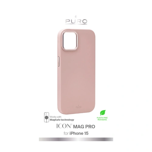 Buy PURO ICON MAG PRO MagSafe Apple iPhone 15 (Rose) - PUR743 - {ean13} - Home Screen Store Europe