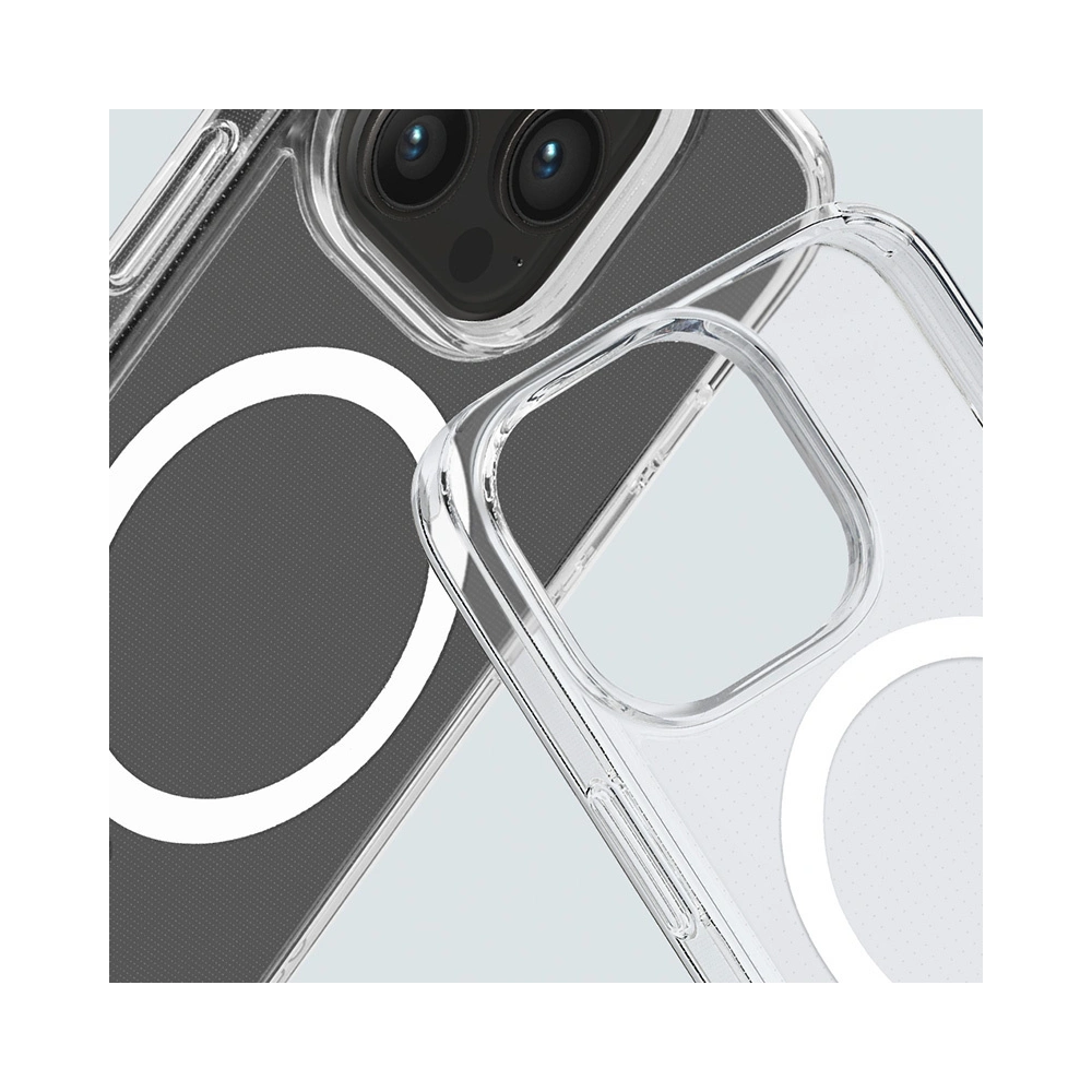 Etui PURO LITEMAG MagSafe Apple iPhone 15 Pro (przezroczysty)