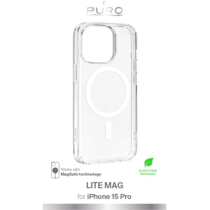 Kup Etui PURO LITEMAG MagSafe Apple iPhone 15 Pro (przezroczysty) - PUR745 - {ean13} - Sklep Home Screen