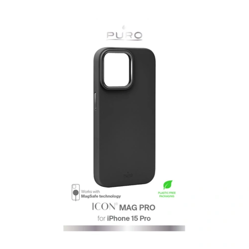 Kup Etui PURO ICON MAG PRO MagSafe Apple iPhone 15 Pro (Fekete) - PUR747 - {ean13} - Sklep Home Screen