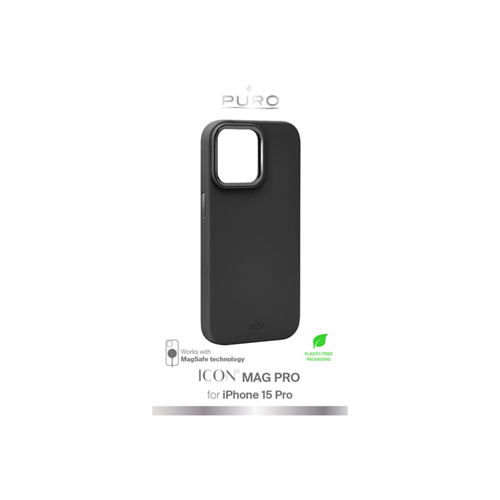 Etui PURO ICON MAG PRO MagSafe Apple iPhone 15 Pro (Black)