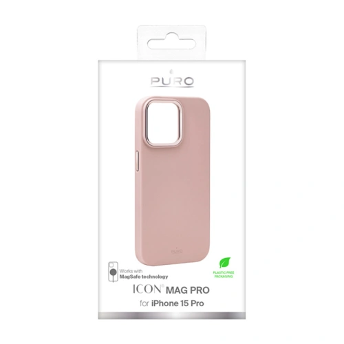 Kup Apple PURO ICON MAG PRO Carcasă MagSafe pentru iPhone 15 Pro (Rose) - PUR748 - {ean13} - Sklep Home Screen