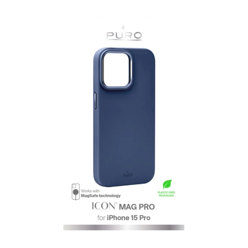 Kup PURO ICON MAG PRO MagSafe tok Apple iPhone 15 Pro (Sötétkék) - PUR749 - {ean13} - Sklep Home Screen
