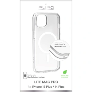 Kup Case PURO LITEMAG PRO MagSafe Apple iPhone 15 Plus / 14 Plus (transparent) - PUR752 - {ean13} - Sklep Home Screen