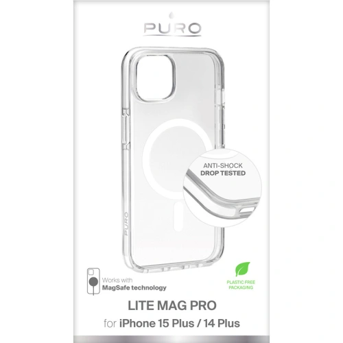 Buy PURO LITEMAG PRO MagSafe Apple iPhone 15 Plus / 14 Plus (clear) - PUR752 - {ean13} - Home Screen Store Europe