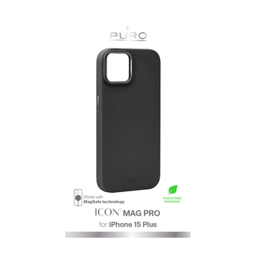 Kup Etui PURO ICON MAG PRO MagSafe Apple iPhone 15 Plus / 14 Plus (Černá) - PUR753 - {ean13} - Sklep Home Screen