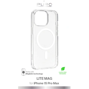 Buy PURO LITEMAG MagSafe Apple iPhone 15 Pro Max (clear) - PUR757 - {ean13} - Home Screen Store Europe