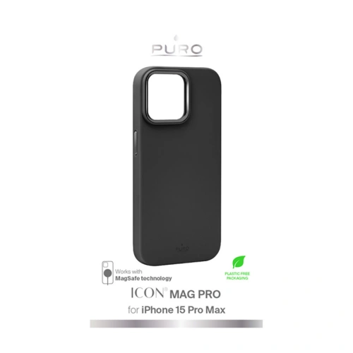Kup Case PURO ICON MAG PRO MagSafe Apple iPhone 15 Pro Max (Schwarz) - PUR759 - {ean13} - Sklep Home Screen